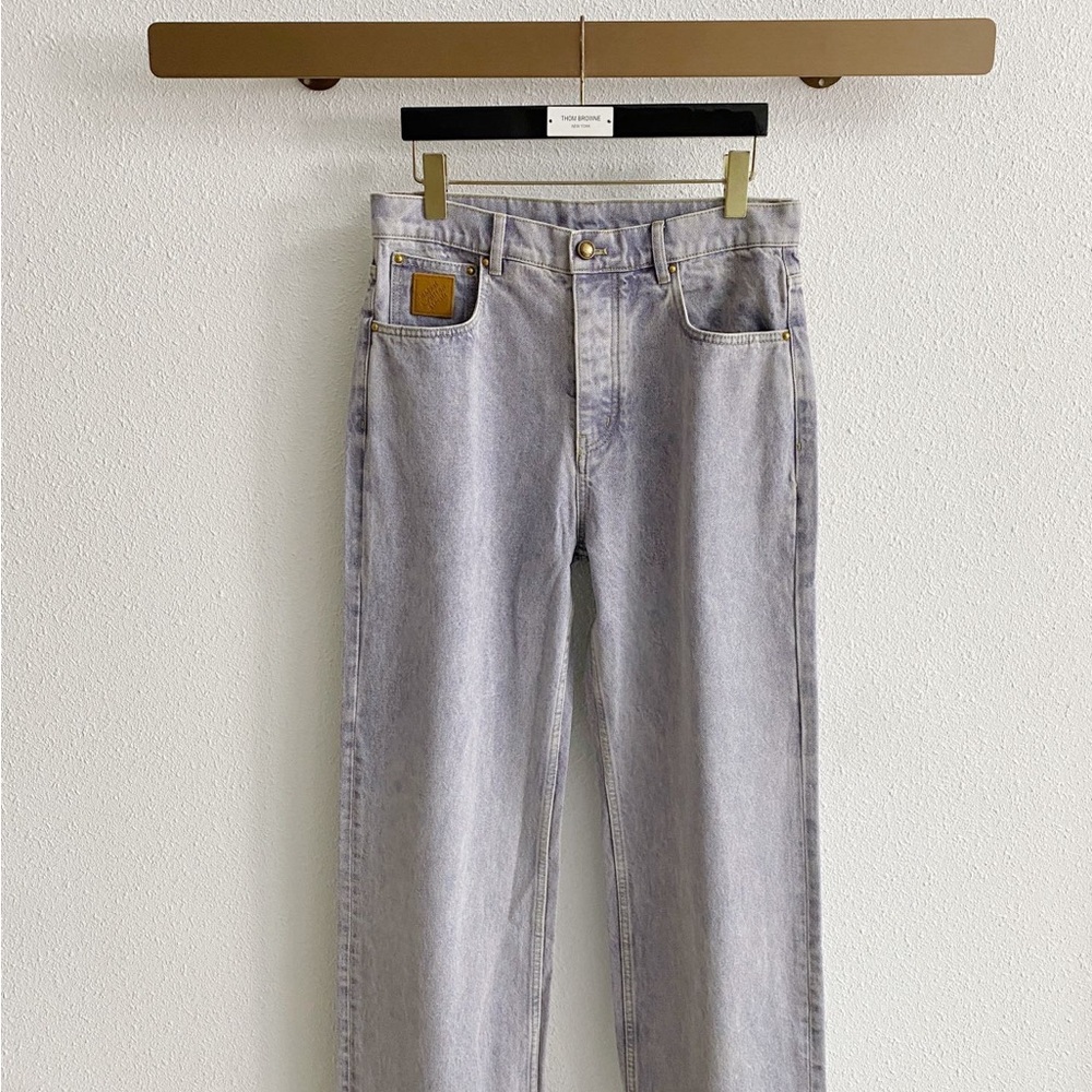 Louis Vuitton Light Gray Straight Jeans